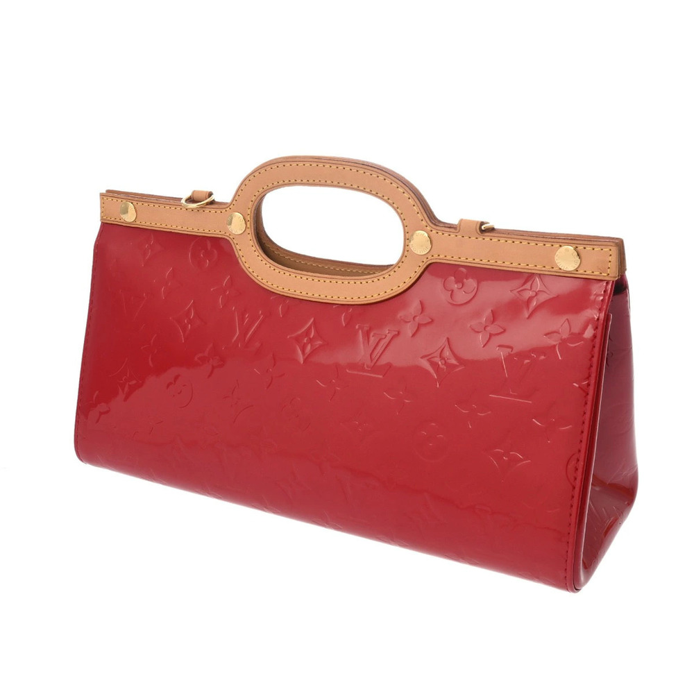 Louis Vuitton Roxbury Vernis Monogram Handbag Pomme dAmour Drive Brown